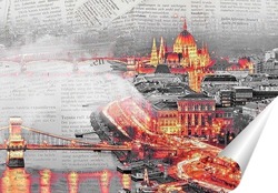   Постер Ночной Будапешт
