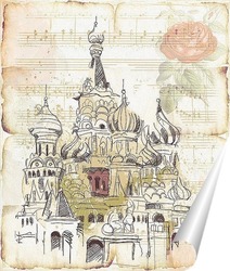   Постер Архитектура Москвы