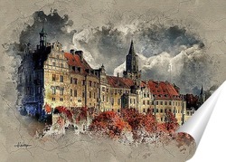   Постер Замки, Sigmaringen Castle, Germany