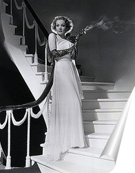   Постер Марлен Дитрих в фильме<Дъявол-это женщина>,1935г.