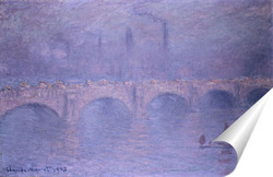  Мост Ватерлоо,эффект тумана,1903г,