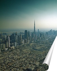  Вид с самого высокого здания в мире «Бурдж-Хали?фа»