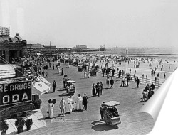   Постер Купающиеся на пляже,Атлантик-Сити,1915г.