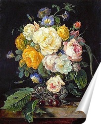  Натюрморт с фруктами, устрицами и карманными часами