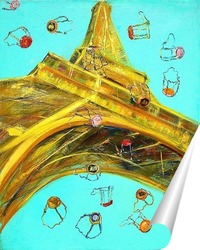  Париж с Эйфелевой башни