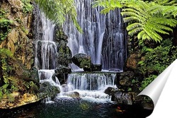   Постер Тропический водопад