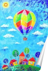   Постер Воздушный шар