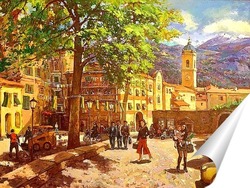   Постер Будни итальянского городка