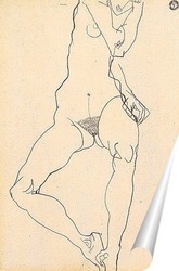  Стоящая обнаженная, 1910