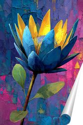   Постер Яркая протея