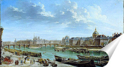   Постер Вид Парижа с островом Ситэ