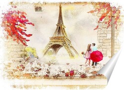   Постер Романтика Франции