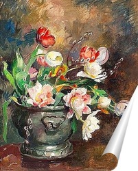  Натюрморт с тюльпанами