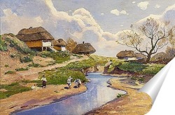 Украинская хата на холме