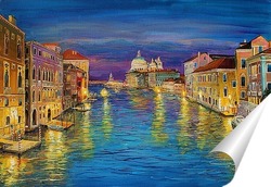   Постер Венеция на закате