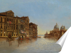   Постер Вид Венеции с Santa Maria della Salute.