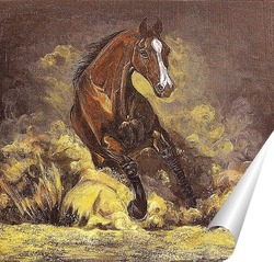   Постер Конь