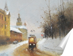   Постер Львовский трамвайчик