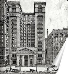   Постер Здание Траст Кампени, Кливленд, штат Огайо, 1905