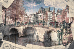    Мост через канал. Амстердам
