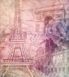 Париж. Коллаж