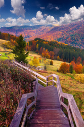    Золотая осень в горах