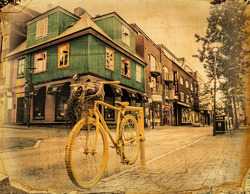    Желтый велосипед