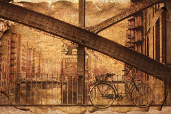    Мост и велосипед