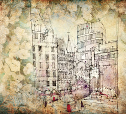    Рисунок мегаполиса