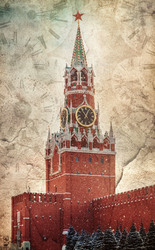    Спасская башня. Кремль