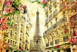    Париж. Эйфелева башня
