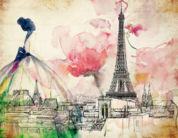    Красочный Париж