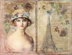    Девушка в Париже