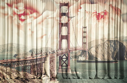    мост Золотые ворота в Сан-Франциско