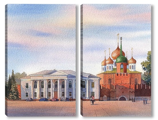 Тульский кремль рисунок
