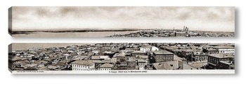 Модульная картина Общий вид с Вознесенского собора 1889  –  1894 ,  Россия,  Самарская область,  Самара