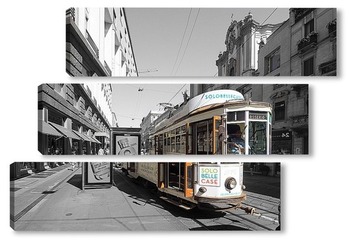 Модульная картина Трамваи Милана