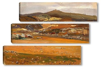 Модульная картина Прейри и горы, 1903-08