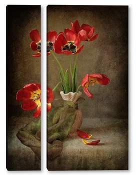 Модульная картина Поющие тюльпаны