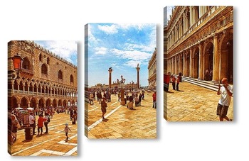 Модульная картина Венеция. Площадь Сан-Марко