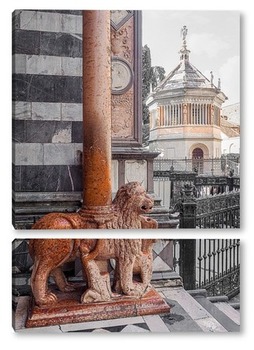 Модульная картина Венецианские львы базилики Санта-Мария-Маджоре