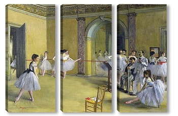Модульная картина Танцы в опере на улице Пелетье, 1872