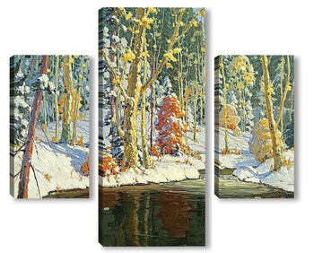 Модульная картина Осень в лесу, 1929