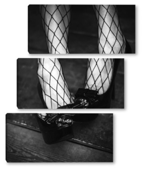 Модульная картина Женские туфли