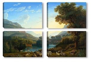 Модульная картина Долина Ровето. 1795