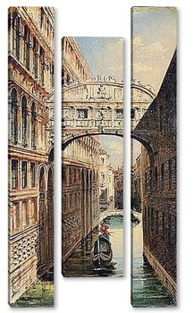 Модульная картина Мост вздохов, Венеция