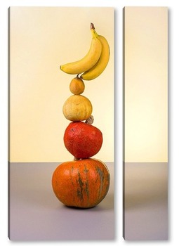 Модульная картина Весёлый натюрморт. Бананы.
