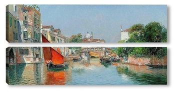 Модульная картина Венецианский канал