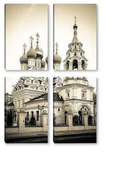 Модульная картина Храм Николая Чудотворца в Пыжах