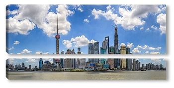 Модульная картина Шанхайская панорама 2